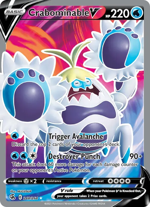 Crabominable V - 248/284 - Fusion Strike