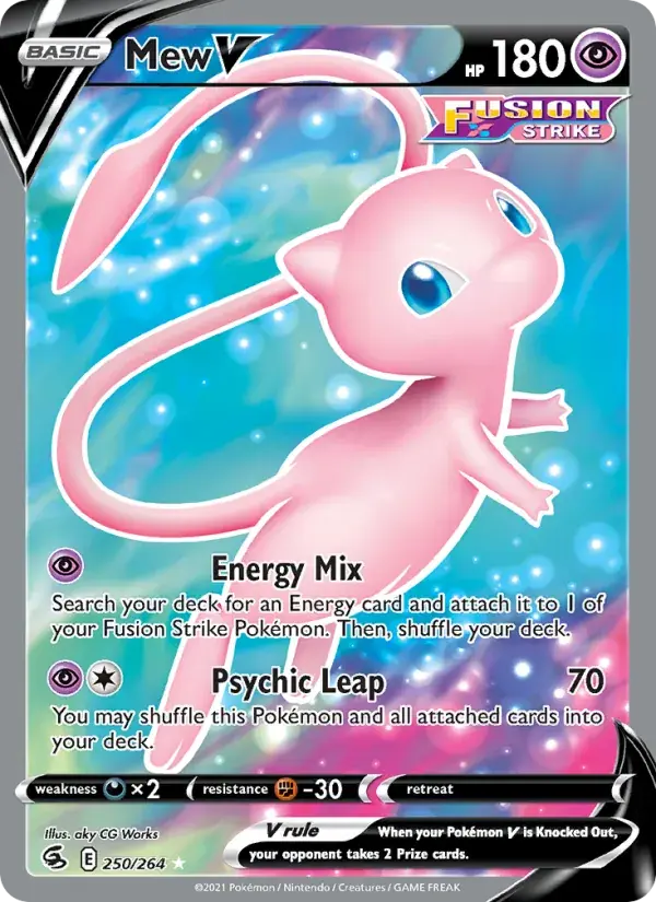 Mew V - 250/284 - Fusion Strike