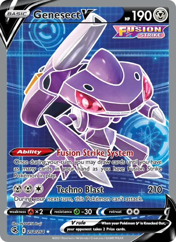 Genesect V - 254/284 - Fusion Strike