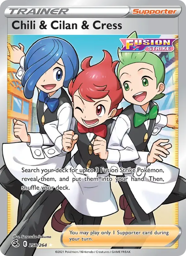 Chili & Cilan & Cress - 258/284 - Fusion Strike