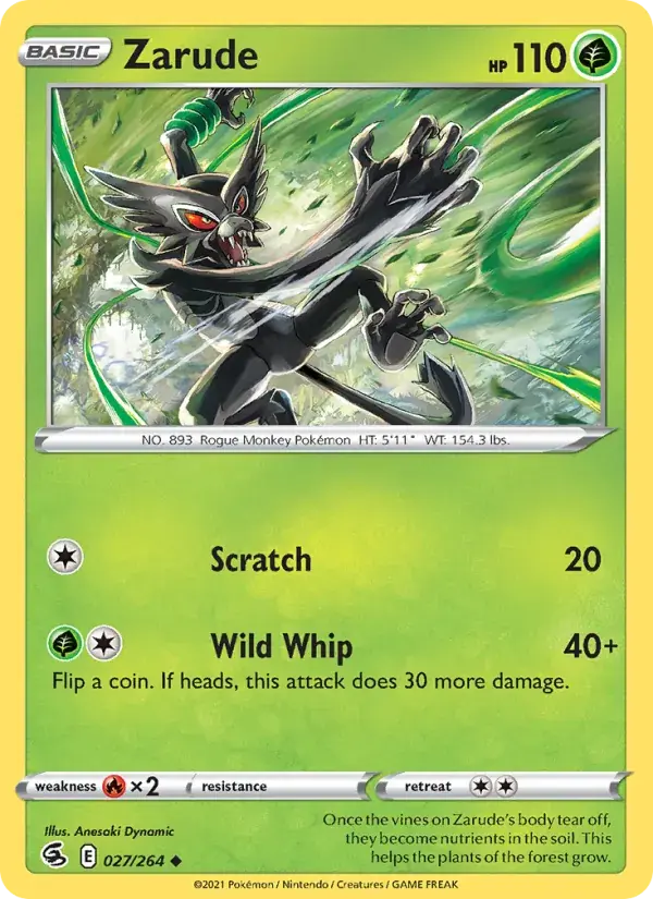 Zarude - 27/284 - Fusion Strike