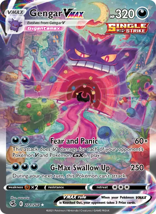 Gengar VMAX - 271/284 - Fusion Strike