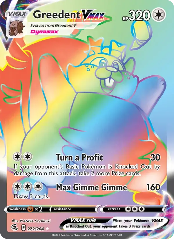 Greedent VMAX - 272/284 - Fusion Strike