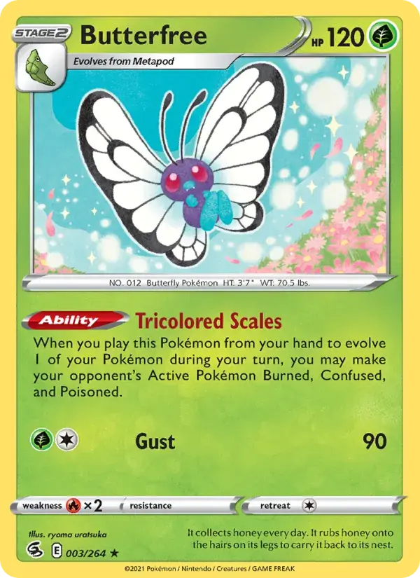Butterfree - 3/284 - Fusion Strike