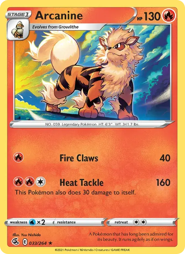 Arcanine - 33/284 - Fusion Strike