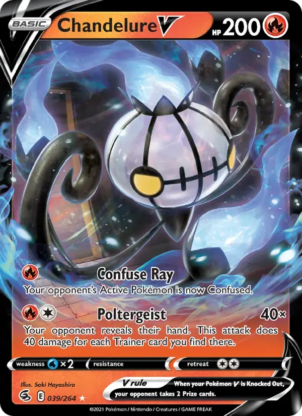 Chandelure V - 39/284 - Fusion Strike