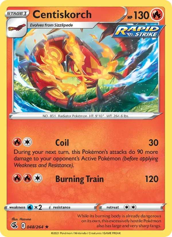 Centiskorch - 48/284 - Fusion Strike