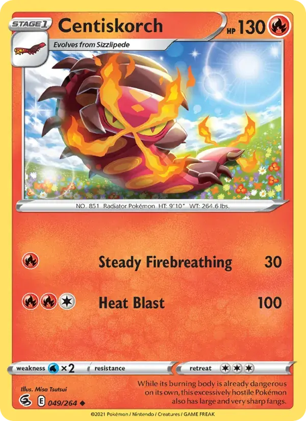 Centiskorch - 49/284 - Fusion Strike