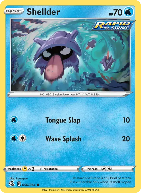 Shellder - 50/284 - Fusion Strike