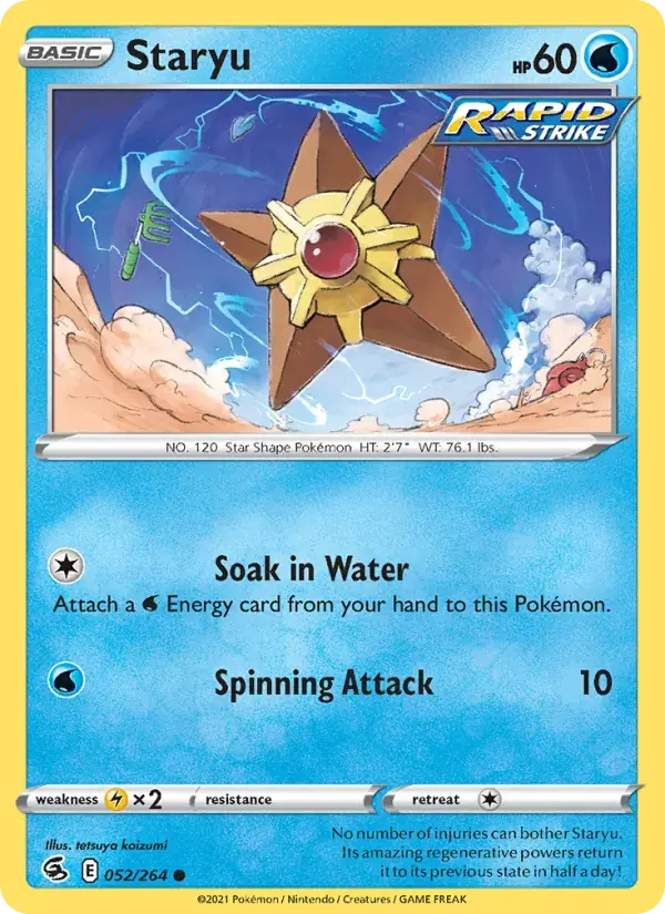 Staryu - 52/284 - Fusion Strike