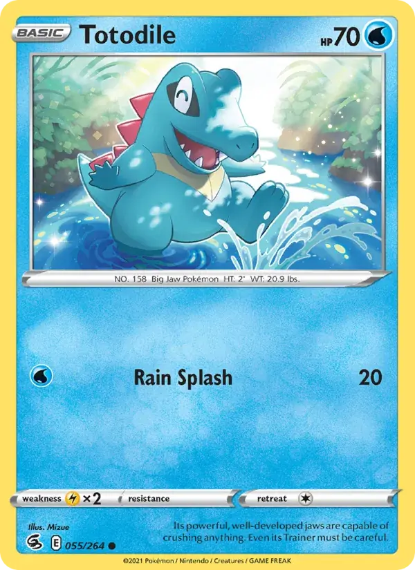 Totodile - 55/284 - Fusion Strike