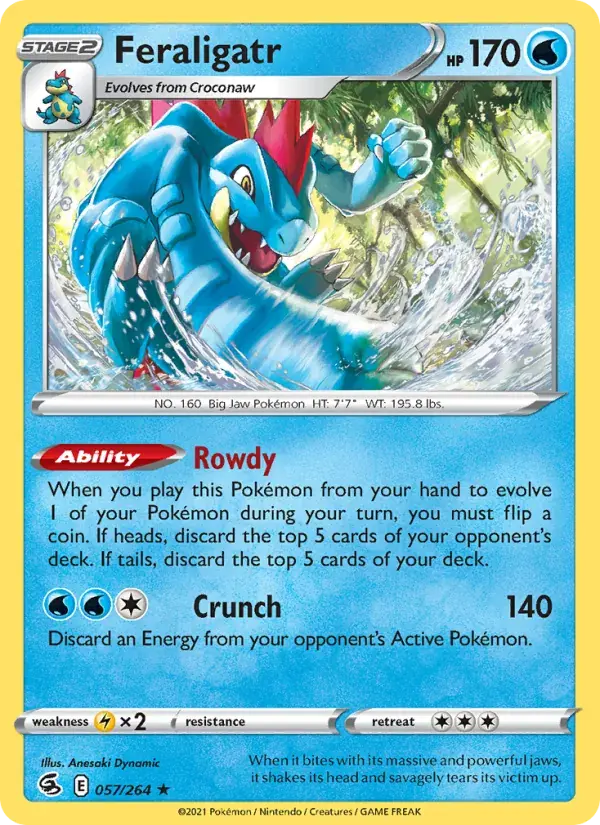 Feraligatr - 57/284 - Fusion Strike