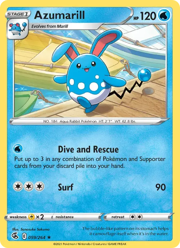 Azumarill - 59/284 - Fusion Strike