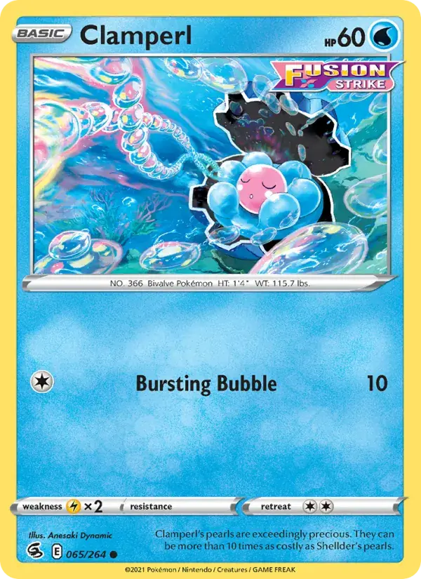 Clamperl - 65/284 - Fusion Strike