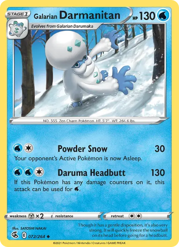 Galarian Darmanitan - 72/284 - Fusion Strike