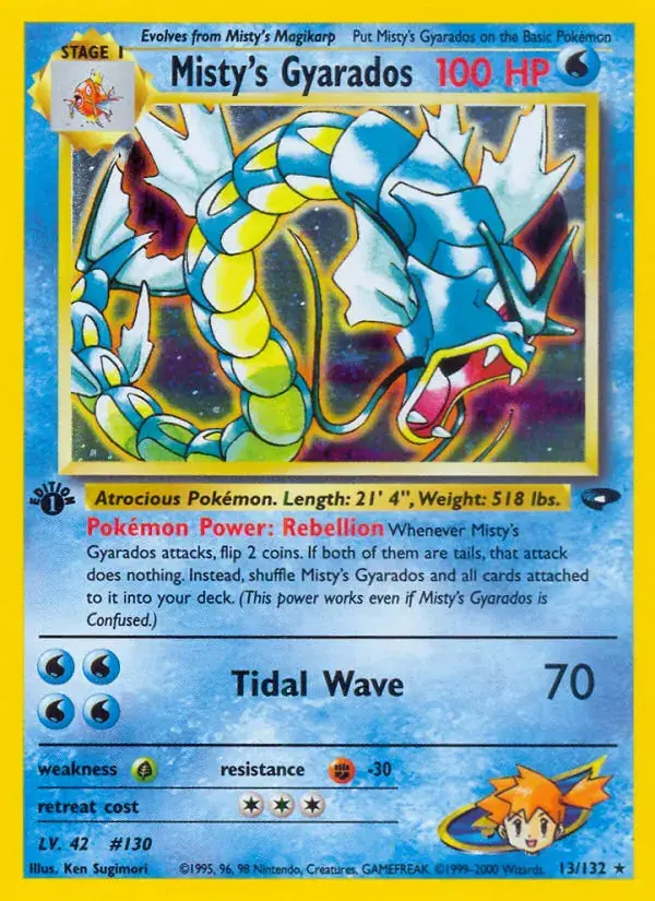 Misty's Gyarados - 13/132 - Gym Challenge