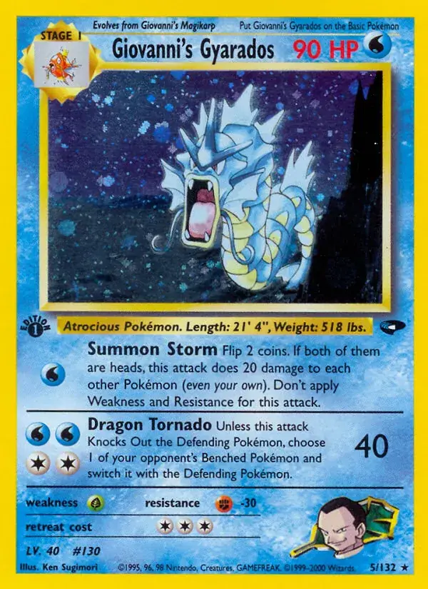 Giovanni's Gyarados - 5/132 - Gym Challenge