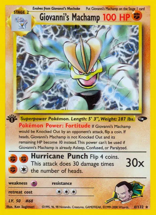 Giovanni's Machamp - 6/132 - Gym Challenge