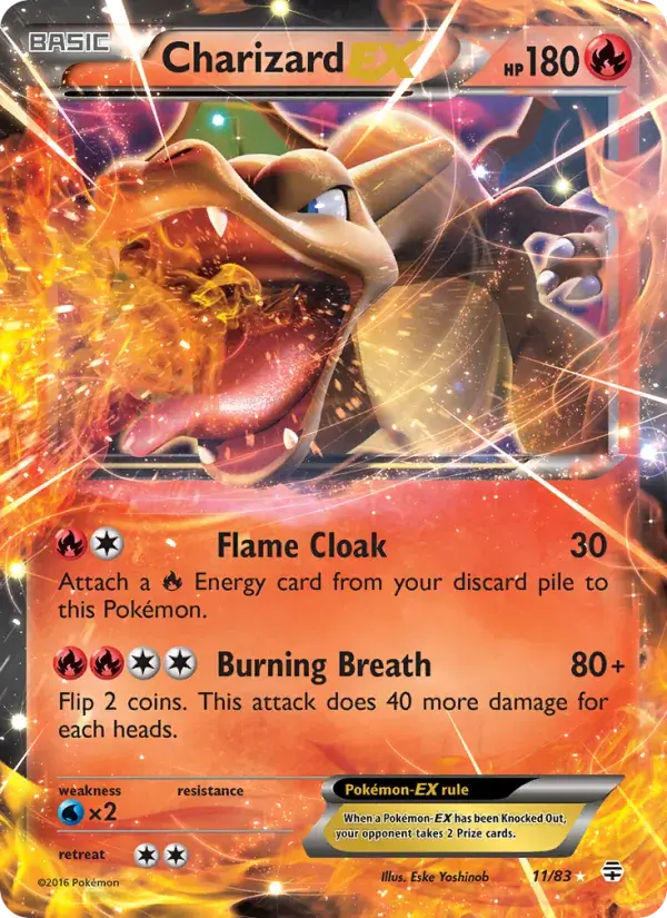 Charizard EX - 11/117 - Generations