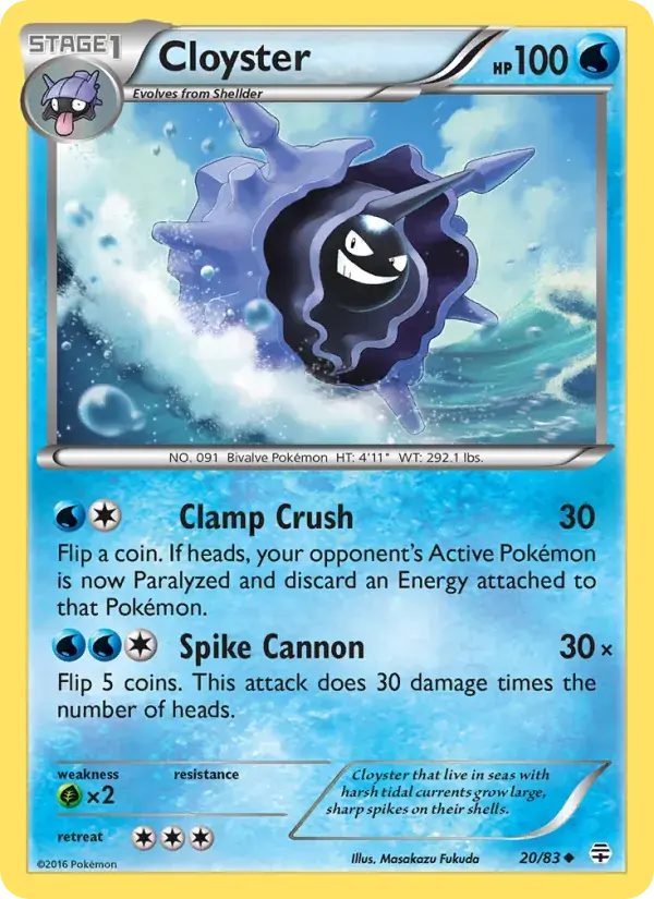 Cloyster - 20/117 - Generations