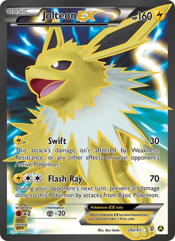 Jolteon EX - 28/117 - Generations