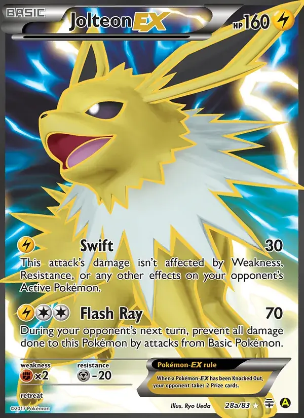 Jolteon-EX - 28a/117 - Generations