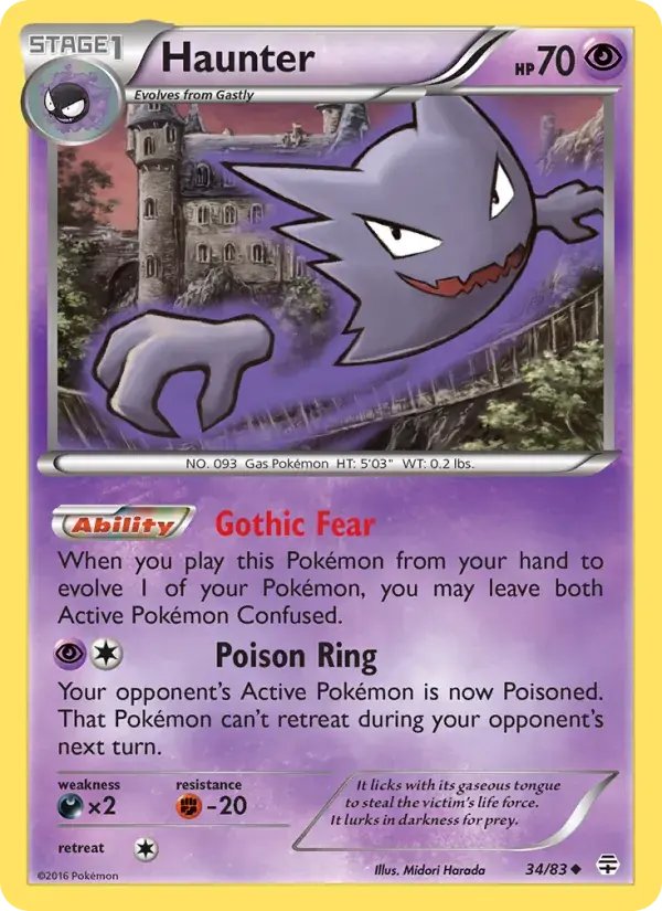 Haunter - 34/117 - Generations