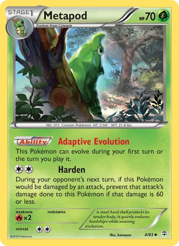 Metapod - 4/117 - Generations