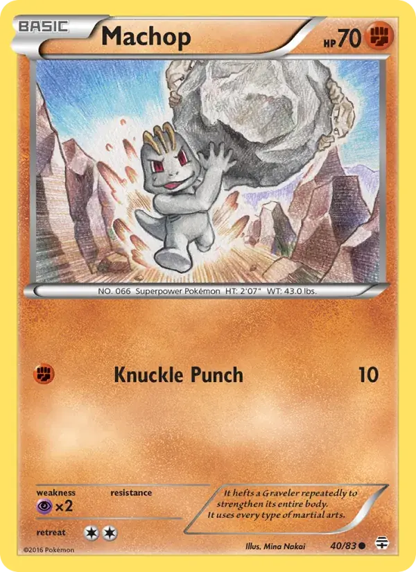 Machop - 40/117 - Generations
