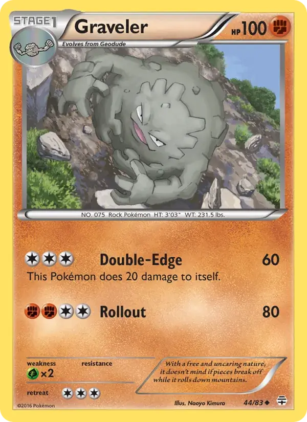 Graveler - 44/117 - Generations