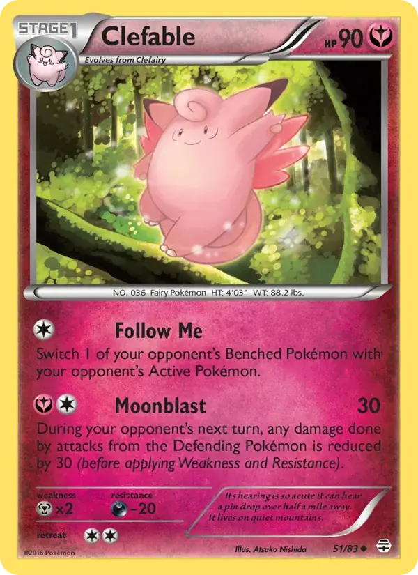 Clefable - 51/117 - Generations