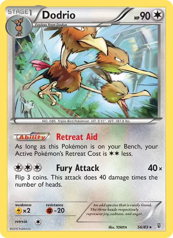 Dodrio - 56/117 - Generations