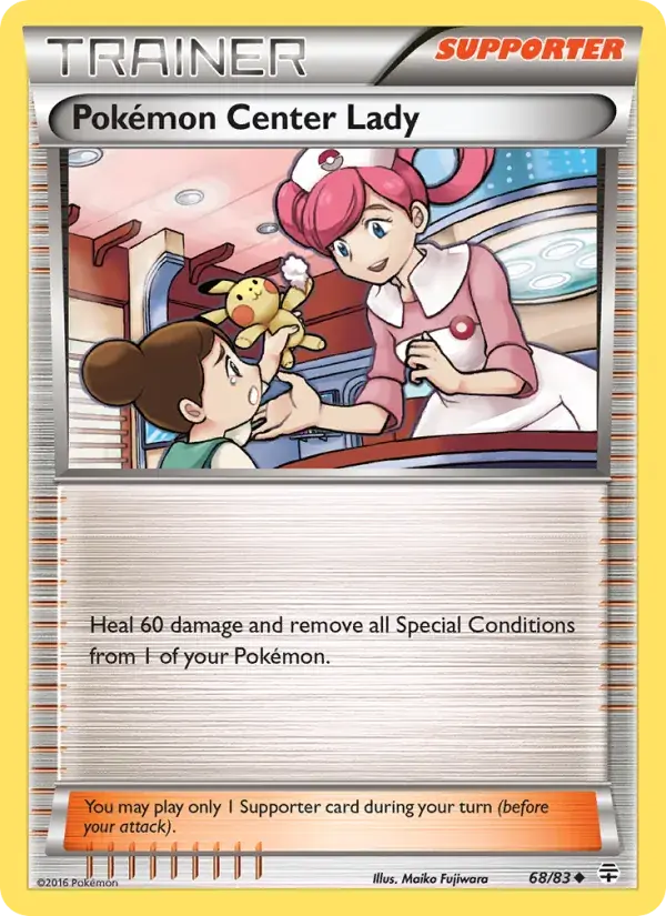 Pokémon Center Lady - 68/117 - Generations
