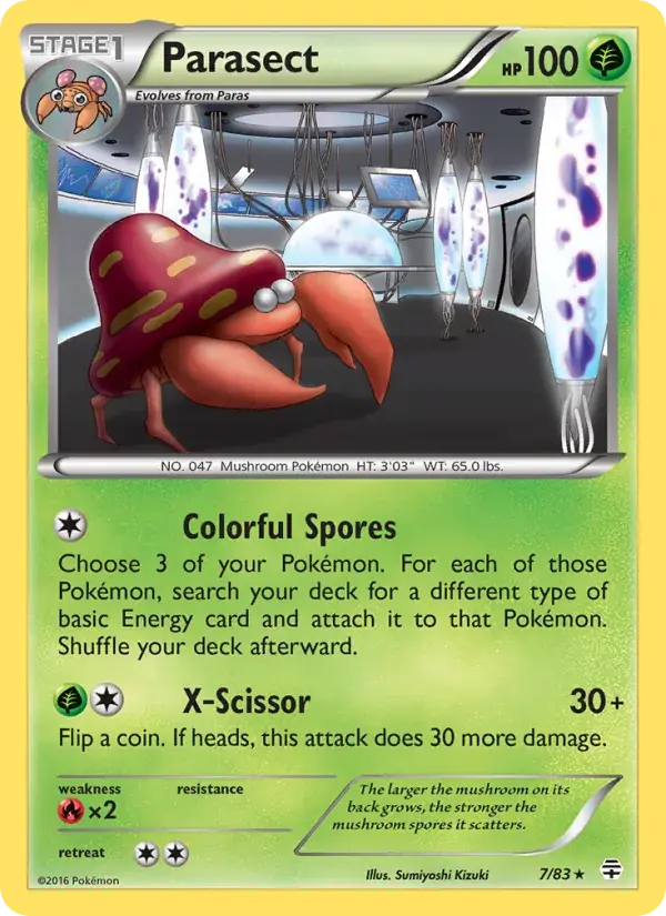 Parasect - 7/117 - Generations