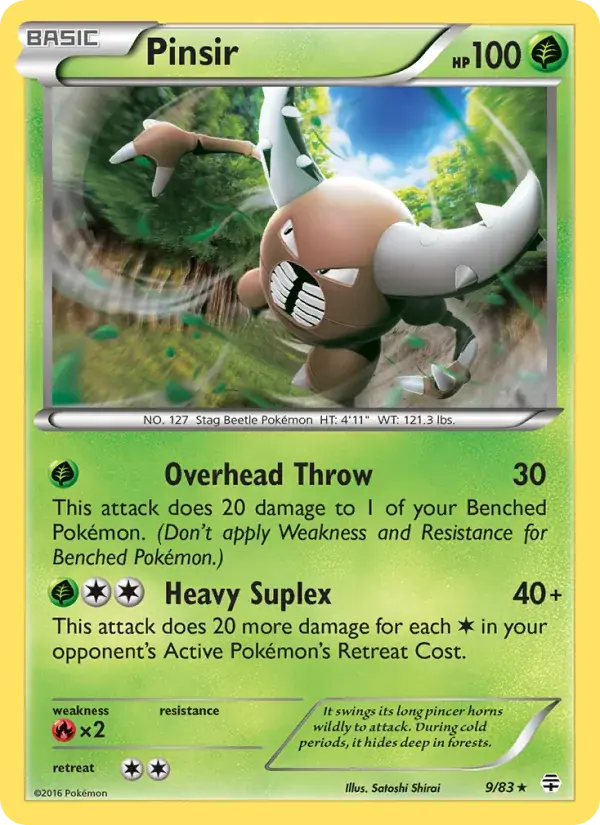 Pinsir - 9/117 - Generations