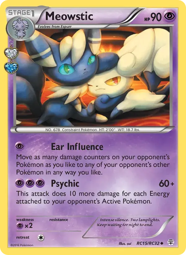 Meowstic - RC15/117 - Generations