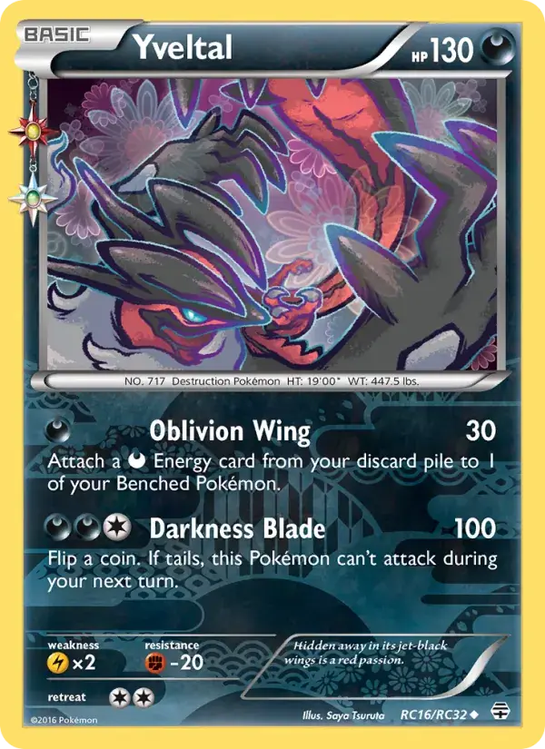 Yveltal - RC16/117 - Generations