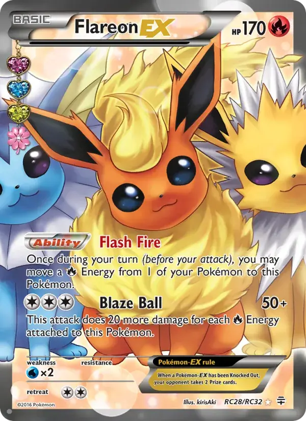 Flareon EX - RC28/117 - Generations