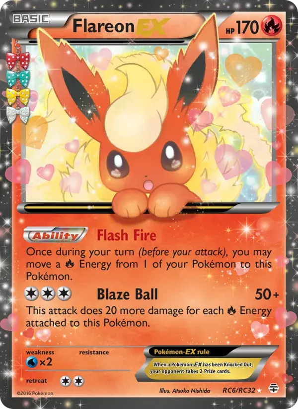 Flareon EX - RC6/117 - Generations