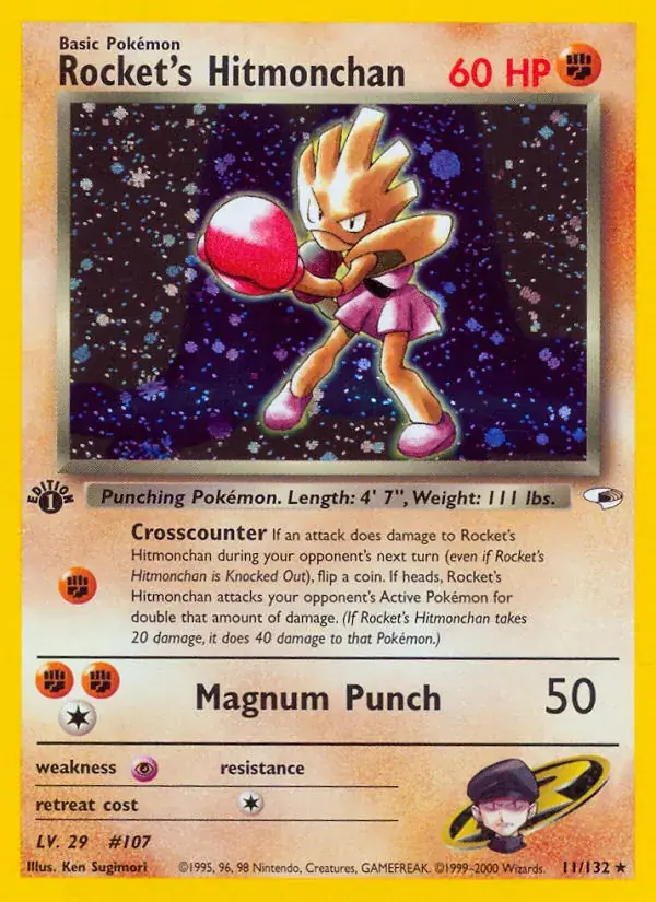 Rocket's Hitmonchan - 11/132 - Gym Heroes