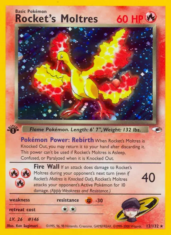 Rocket's Moltres - 12/132 - Gym Heroes