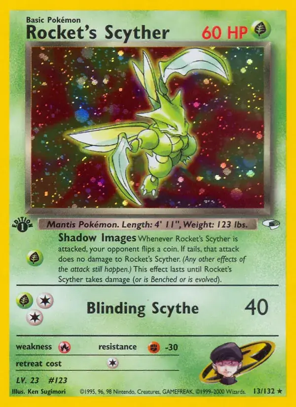 Rocket's Scyther - 13/132 - Gym Heroes