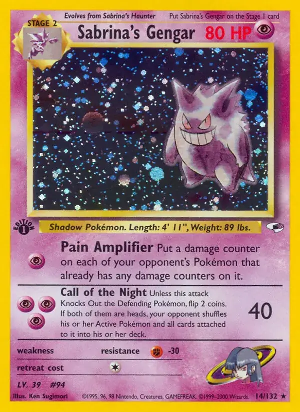 Sabrina's Gengar - 14/132 - Gym Heroes