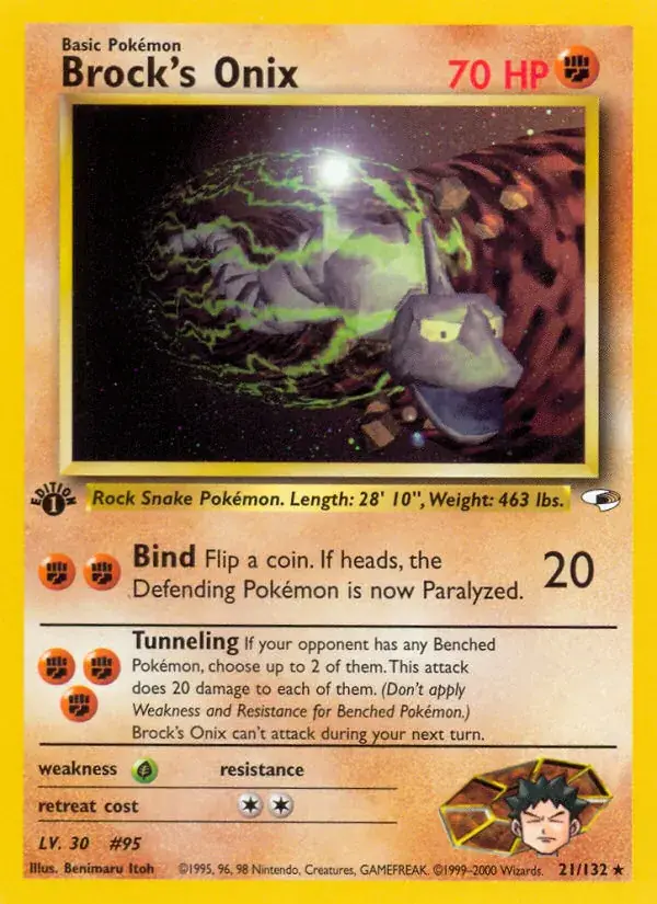 Brock's Onix - 21/132 - Gym Heroes