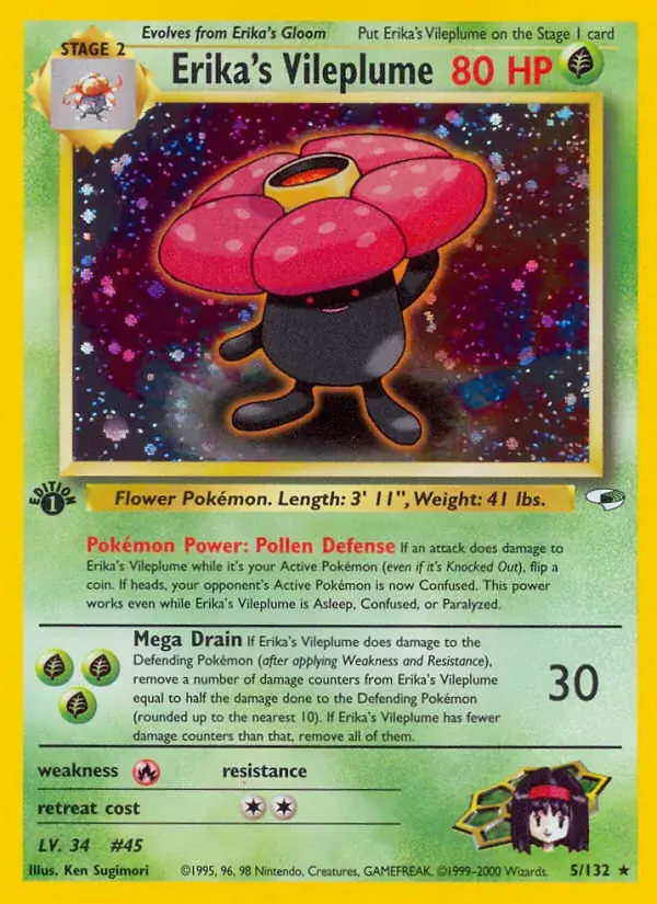 Erika's Vileplume - 5/132 - Gym Heroes