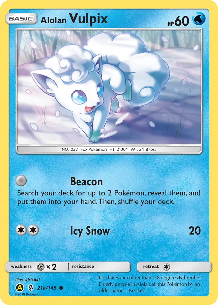 Alolan Vulpix - GRI-21A/169 - Gardiens Ascendants