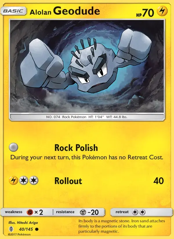 Alolan Geodude - 40/169 - Guardians Rising