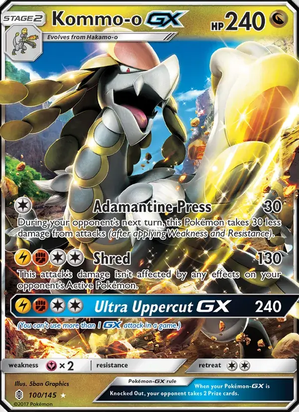 Kommo-o GX - 100/169 - Guardians Rising