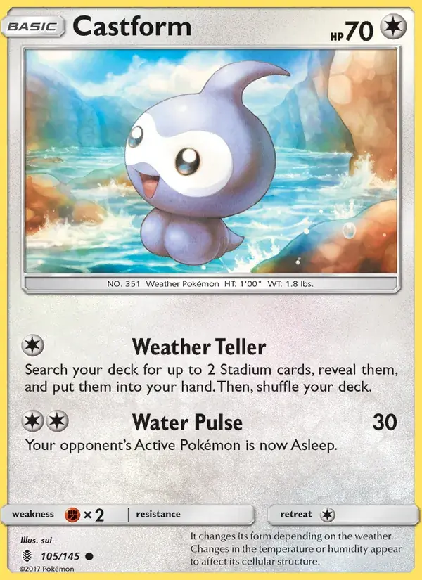 Castform - 105/169 - Guardians Rising