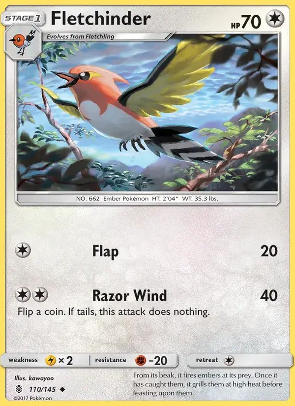 Fletchinder - 110/169 - Guardians Rising